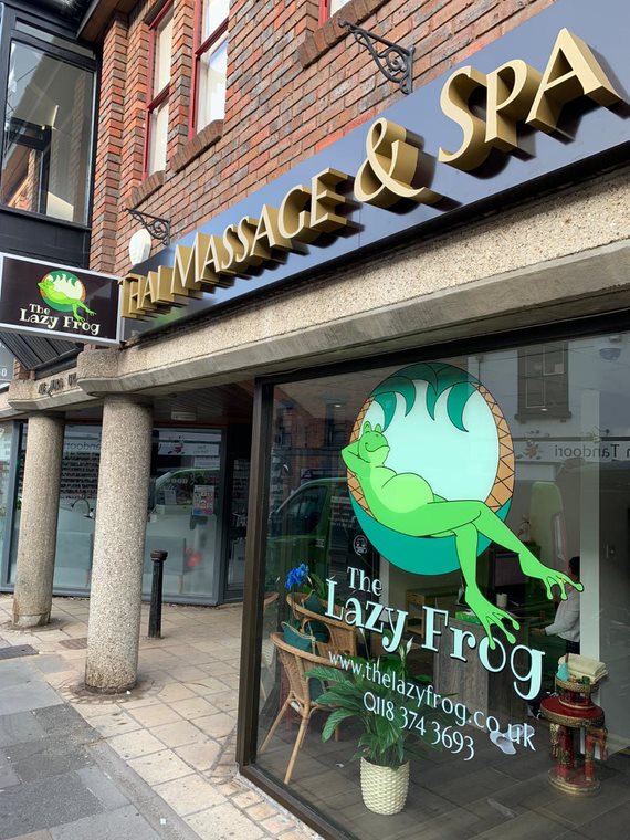 lazy frog sign