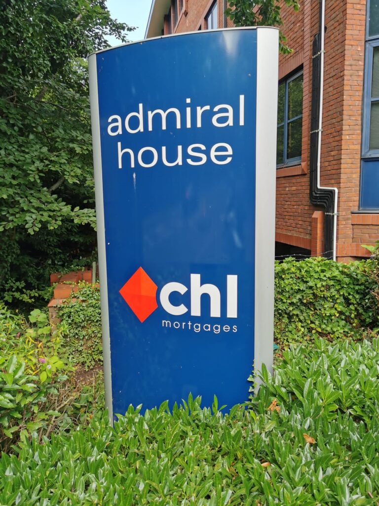 Office Branding CHL Mortgages Totem Overlays