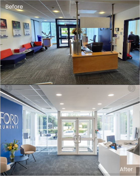 Door Wrapping in Commercial Spaces: The Simple Upgrade That Changes Everything - Signwrite Studios Glenside Oxford Instructions Door Frame Wrapping Before and After 1
