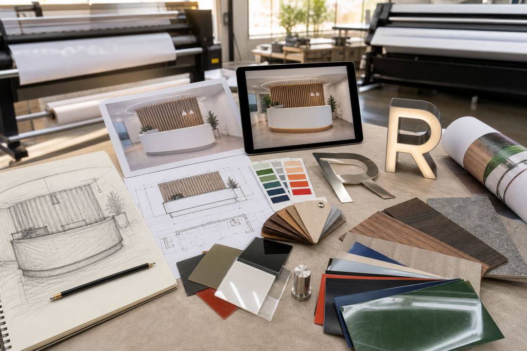 From Rough Idea to Real World Impact: Turning Creative Possibilities Into Signs, Graphics and Branded Spaces - Signwrite Studios signage design ideas
