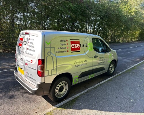 Eze Lifts Fleet continues to grow in 2026 EzeLifts Van Branding - design, print through to application by other Signwrite Studios Vehicle Wrapping Specialists