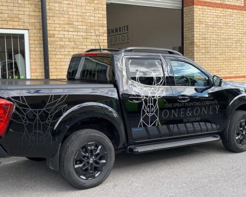 Van - Signwrite Studios One & Only Interiors_Navara Vehicle Branding
