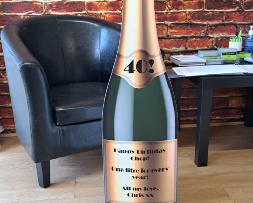 Giant Champagne Bottle Cut Out 2060146059