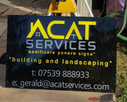 Gloss finish site boards, direct to board printing 3995050727