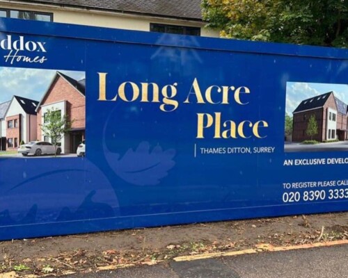 Digitally Printed & Installed Marketing Hoarding Panels