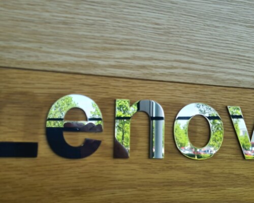 Lenovo Farnborough - Polished Stainless Steel Letters 1380880792