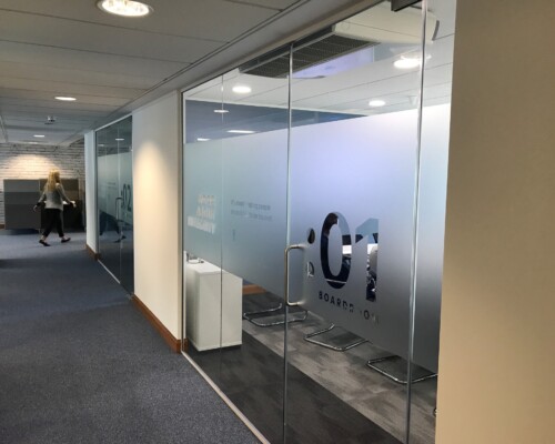 Gallery Branded Window Frost Films