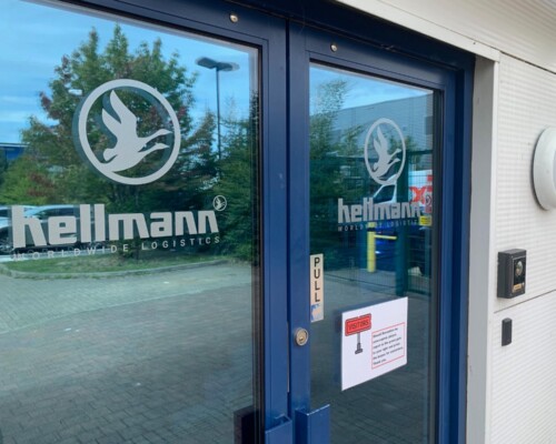 Hellman Solar Film with Etched Frost Branding